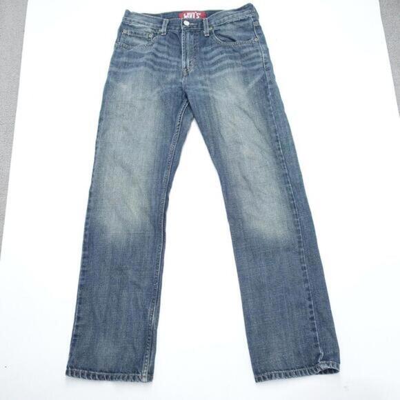 Levi's 514 Jeans Men's 16 Blue Denim 100% Cotton 5-Pockets Slim Straight Leg - Picture 1 of 9